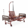 Кровать механическая MED-MOS YG-5 (ЛДСП венге, 13 секций, матрас, уголки, ТУ, столик, ванночка, БП, К)