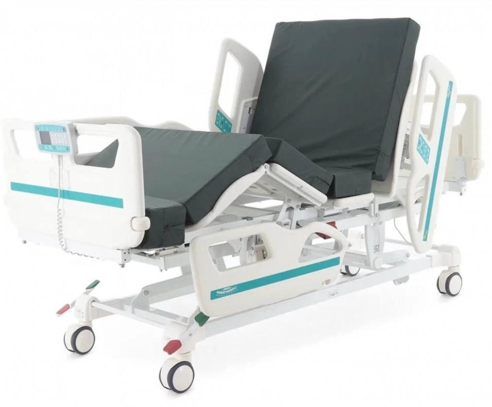 Кровать электрическая реанимационная  MED-MOS DB-4 (01) (ABS, матрас, 4 секции)