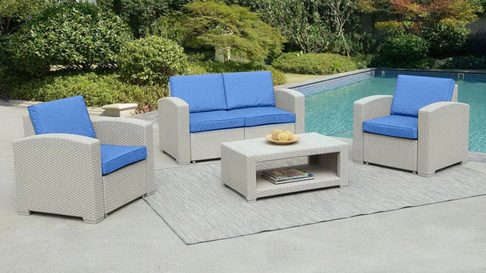 Комплект мебели Rattan Premium 4, СЕРЫЙ Комплект мебели Rattan Premium 4, СЕРЫЙ