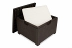 Ящик для подушек для мебели коричневый